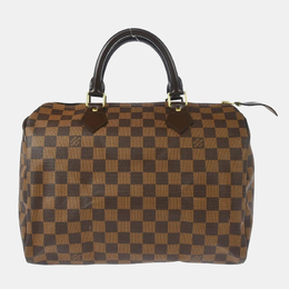 Louis Vuitton: Коричневая сумка  Speedy 30