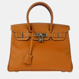 Hermes: Коричневая сумка  Birkin 30