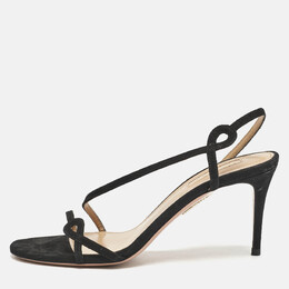Aquazzura: Чёрные сандалии 