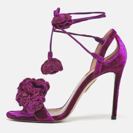 Aquazzura: Розовые сандалии 