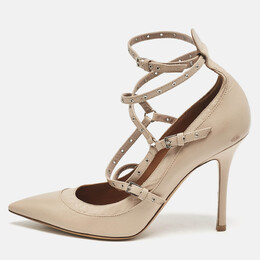 Valentino: Бежевые туфли 
