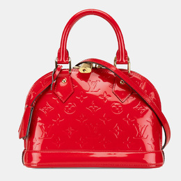 Louis Vuitton: Красная сумка  Alma BB