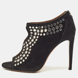 Aquazzura: Чёрные ботинки 