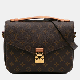 Louis Vuitton: Коричневая сумка  Pochette