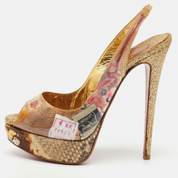 Christian Louboutin: Многоцветные сандалии 