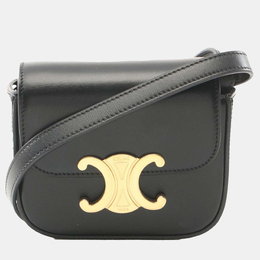Celine: Чёрная сумка через плечо 