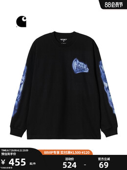 Carhartt WIP: Чёрная футболка 
