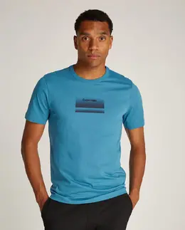 Calvin Klein: Синяя футболка 