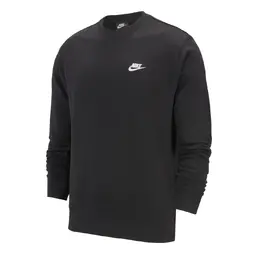 Nike: Чёрный свитшот  Club