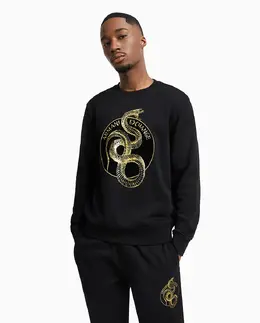 Armani Exchange: Чёрный свитшот 