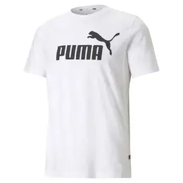 PUMA: Белая футболка  Ess