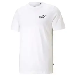 PUMA: Белая футболка  Ess