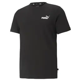 PUMA: Чёрная футболка  Ess