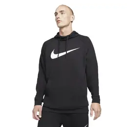 Nike: Чёрная толстовка  Dri FIT