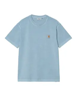 Carhartt WIP: Синяя футболка 