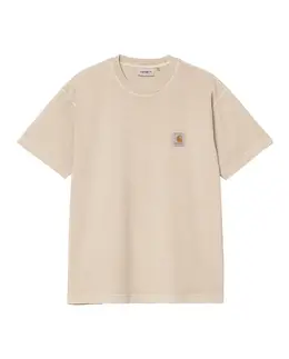 Carhartt WIP: Бежевая футболка 