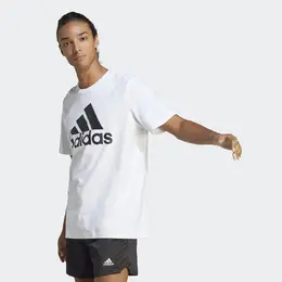 Adidas: Белая футболка  Essentials