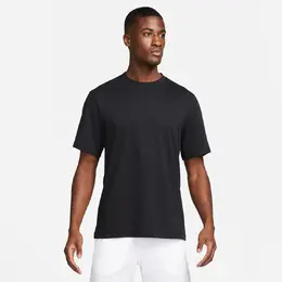 Nike: Чёрная футболка  Dri FIT