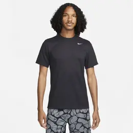 Nike: Чёрная футболка  Dri FIT