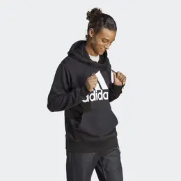 Adidas: Чёрная толстовка  Essentials