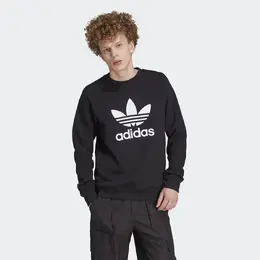 Adidas: Чёрная толстовка  Originals
