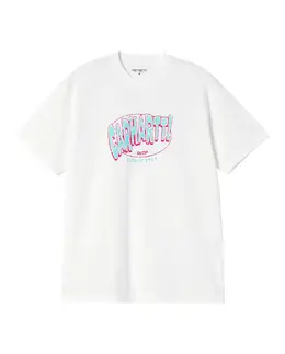 Carhartt WIP: Белая футболка  Script
