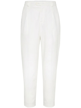 Brunello Cucinelli: Белые брюки 