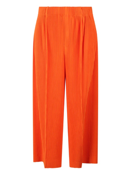 Homme Plissé Issey Miyake: Оранжевые брюки 