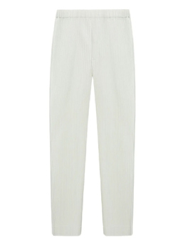 Homme Plissé Issey Miyake: Серые брюки 