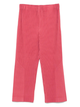 Homme Plissé Issey Miyake: Розовые брюки 