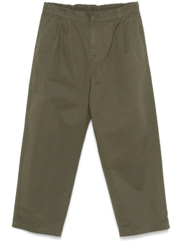 Carhartt WIP: Зелёные брюки 