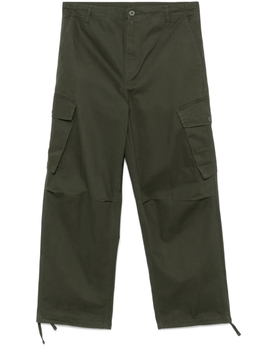 Carhartt WIP: Зелёные брюки 