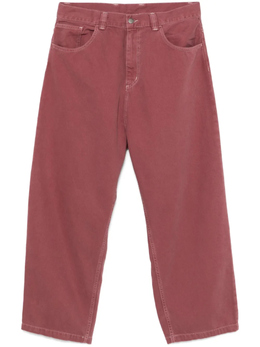 Carhartt WIP: Розовые брюки 