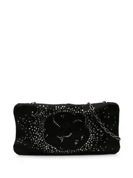 CHANEL Pre-Owned: Чёрный клатч 