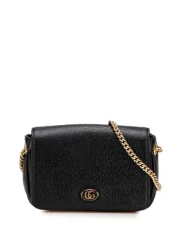 Gucci Pre-Owned: Чёрная сумка через плечо 