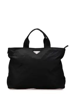 Prada Pre-Owned: Чёрная сумка-шоппер 