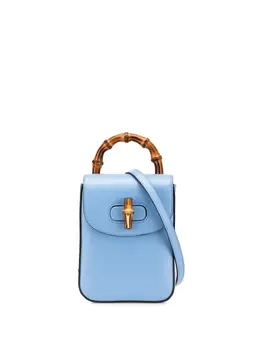 Gucci Pre-Owned: Голубая сумка 