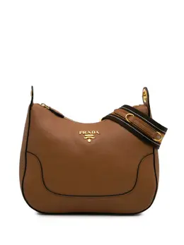 Prada Pre-Owned: Коричневая сумка 