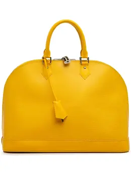 Louis Vuitton Pre-Owned: Жёлтая сумка 