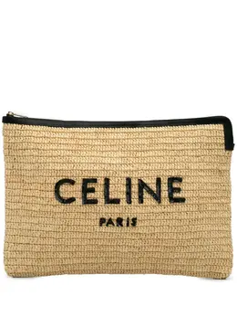 Céline Pre-Owned: Коричневый клатч 