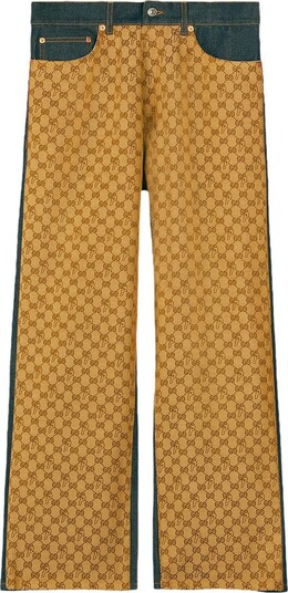 Gucci: Тёмные джинсы  GG