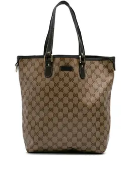 Gucci Pre-Owned: Коричневая сумка-шоппер 