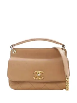 CHANEL Pre-Owned: Коричневая сумка 