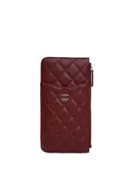 CHANEL Pre-Owned: Красный кошелёк 