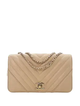 CHANEL Pre-Owned: Коричневая сумка 