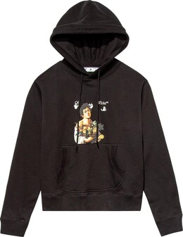 Off-White: Чёрная толстовка  Caravaggio Boy