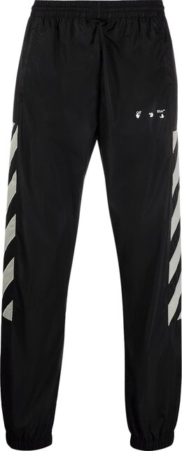 Off-White: Чёрные брюки  Diag