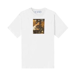 Off-White: Белая футболка  Caravaggio Boy
