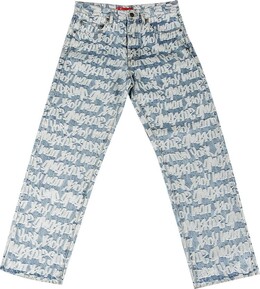 Supreme: Жаккардовые джинсы 