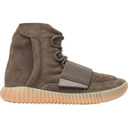 Yeezy: Коричневые кроссовки 